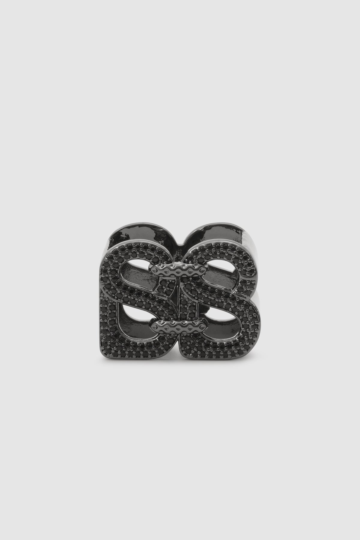 Éclat Ring Brooch - Hematite