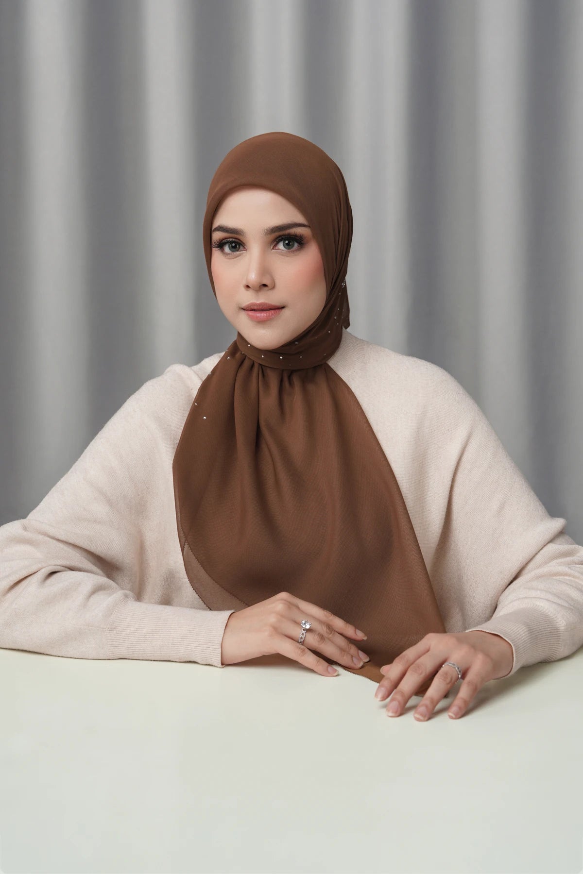 Everyday Glam Scarf - Cocoa