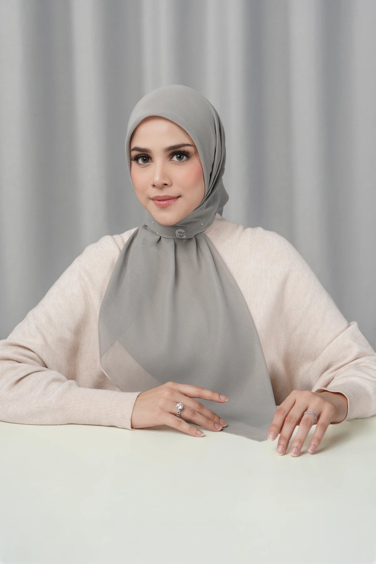 Everyday Glam Scarf - Stone