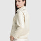 Freya Jacquard Jacket - Champagne Gold