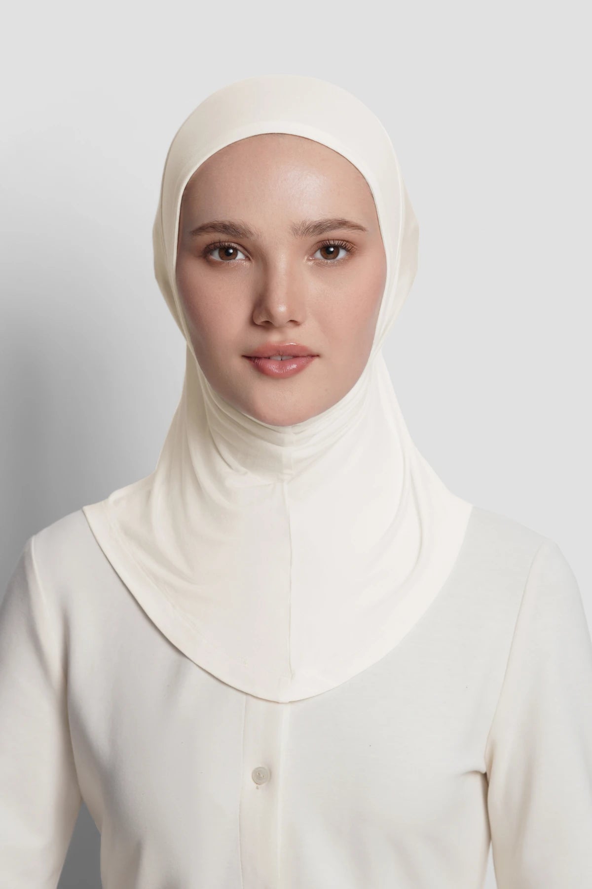 ninja inner in egret by buttonscarves front view