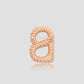Interlock Brooch - Rose Gold