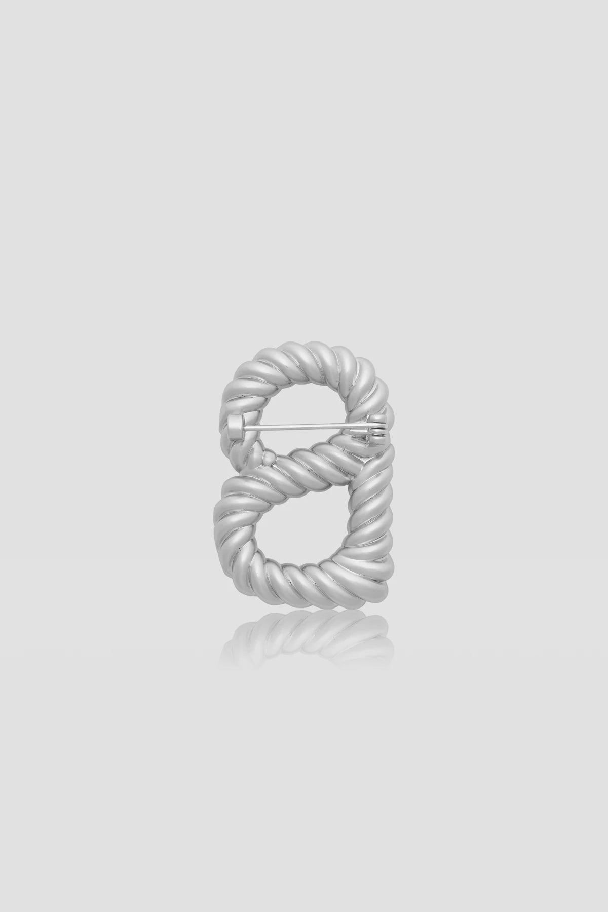 Interlock Brooch - SIlver
