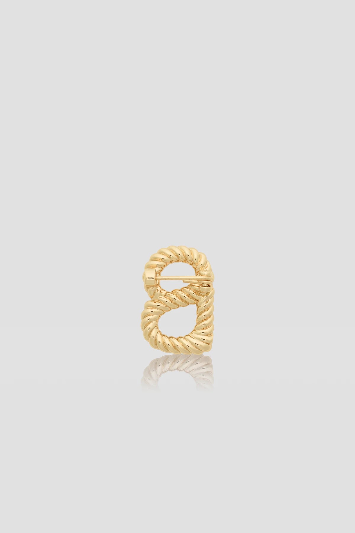 Interlock Petite Brooch - Gold