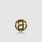 Interlock Pin Brooch - Anti Gold
