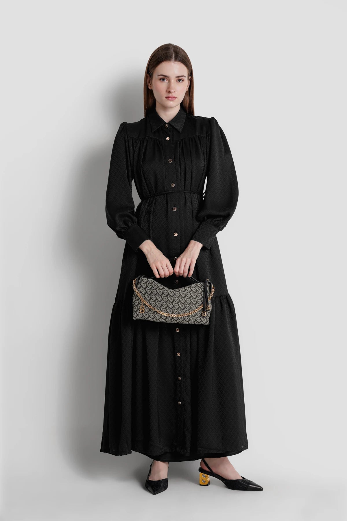 Isla Bag - Jacquard Black