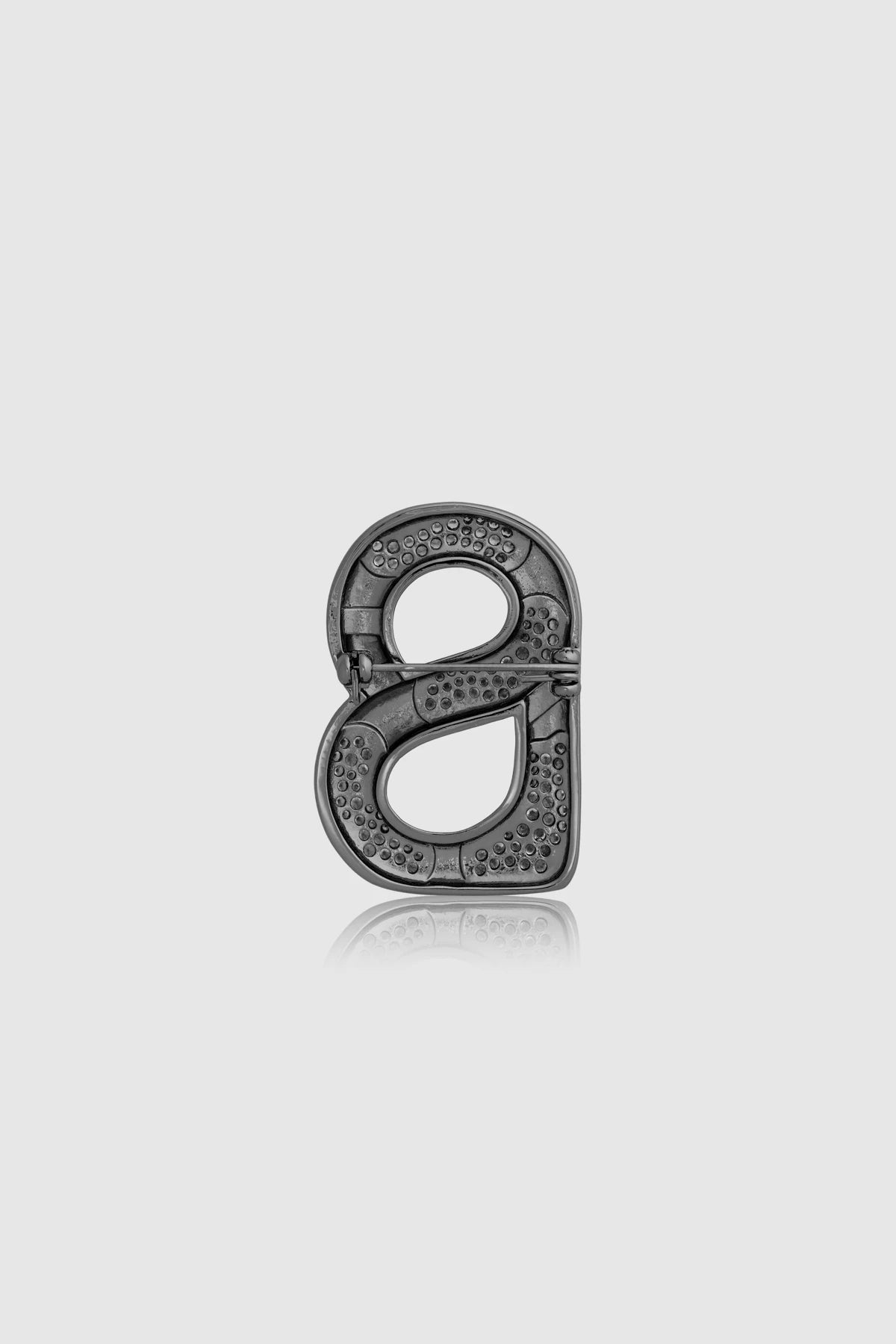 Isla Brooch - Hematite