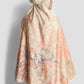 istanbul satin silk prayer robe in kebab by buttonscarves back view