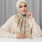 istanbul printed square scarf in dallah by buttonscarves front view