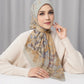 istanbul printed square scarf in galata by buttonscarves front view
