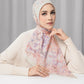 istanbul printed square scarf in palace by buttonscarves front view