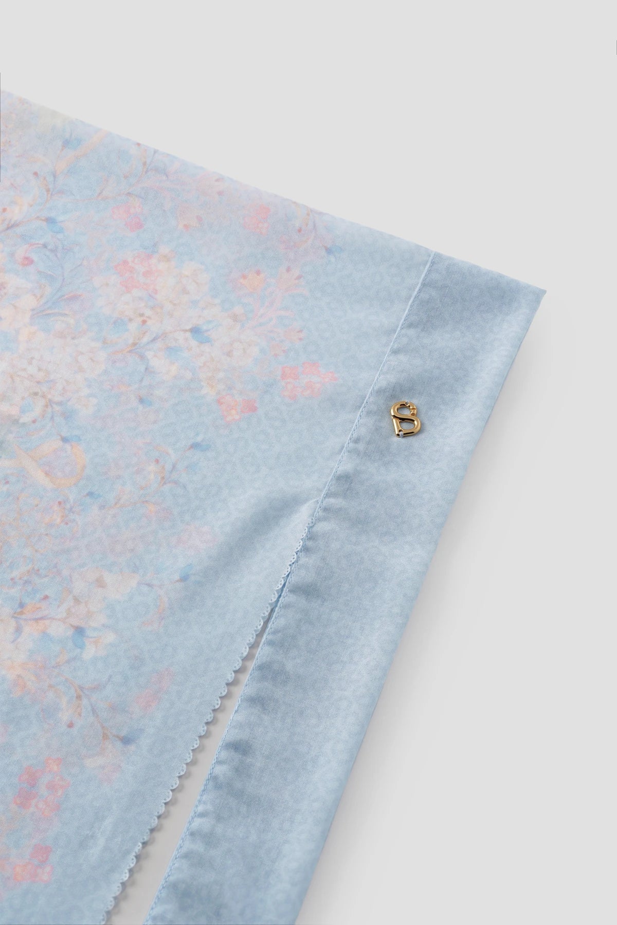istanbul tie back shawl in marmara by buttonscarves pattern detail