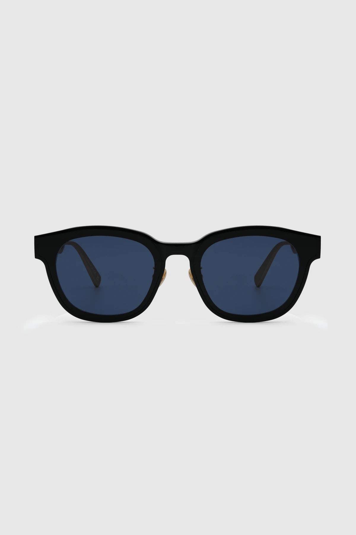 luca sunglasses in blue by buttonscarves front view