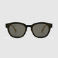 luca sunglasses in bronze by buttonscarves front view