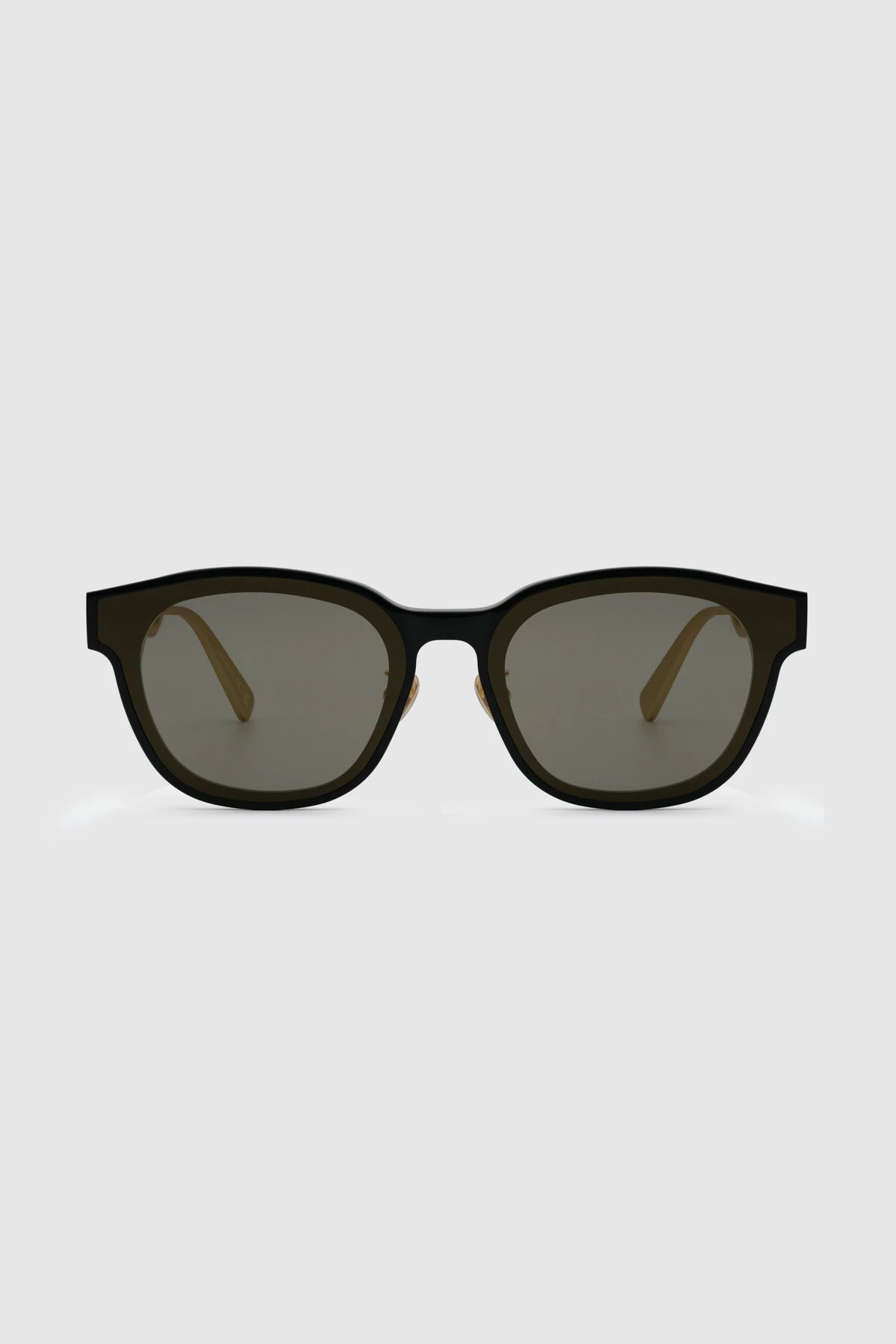 luca sunglasses in bronze by buttonscarves front view