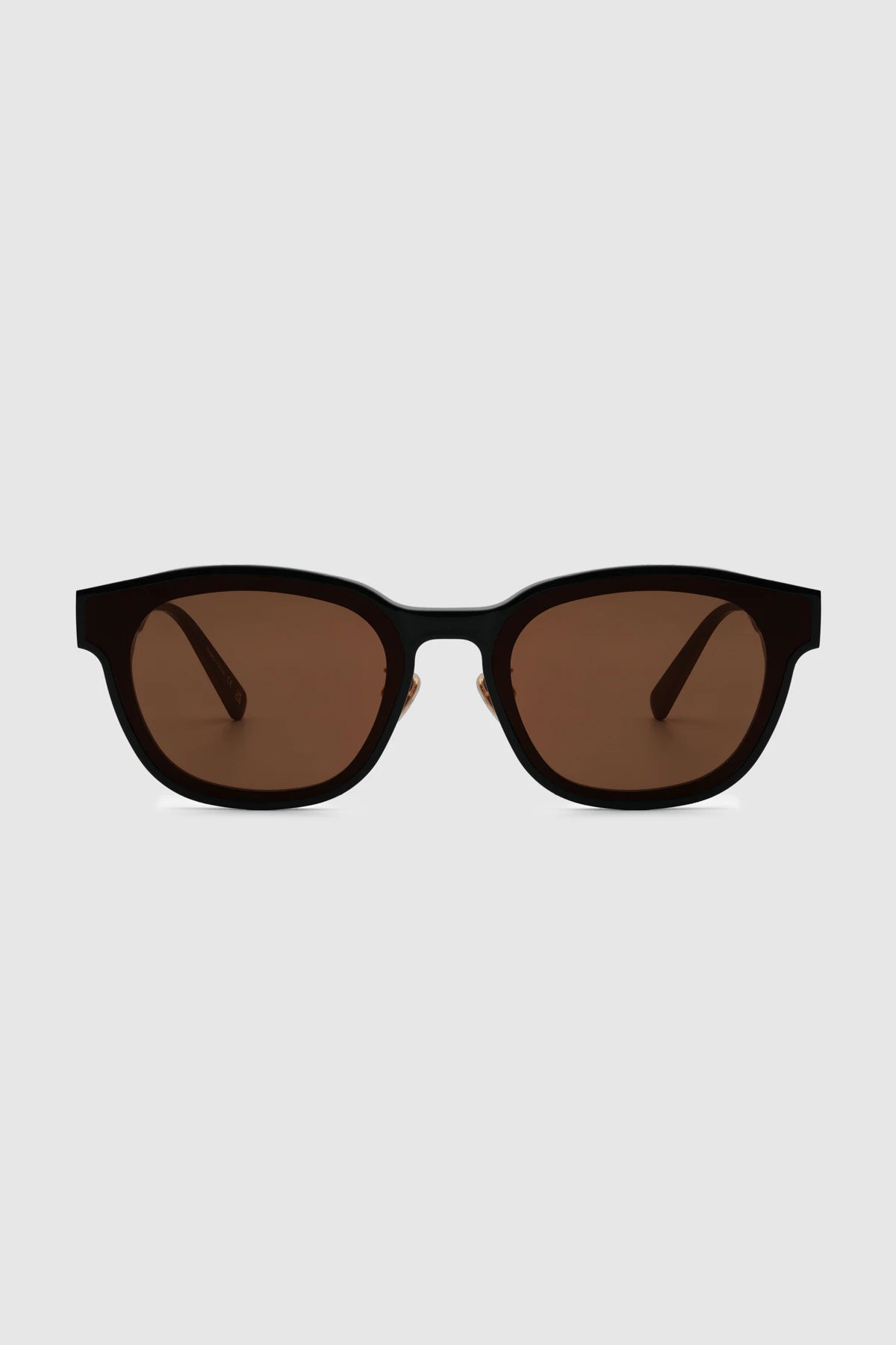 luca sunglasses in coffee by buttonscarves front view