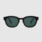 luca sunglasses in green by buttonscarves front view
