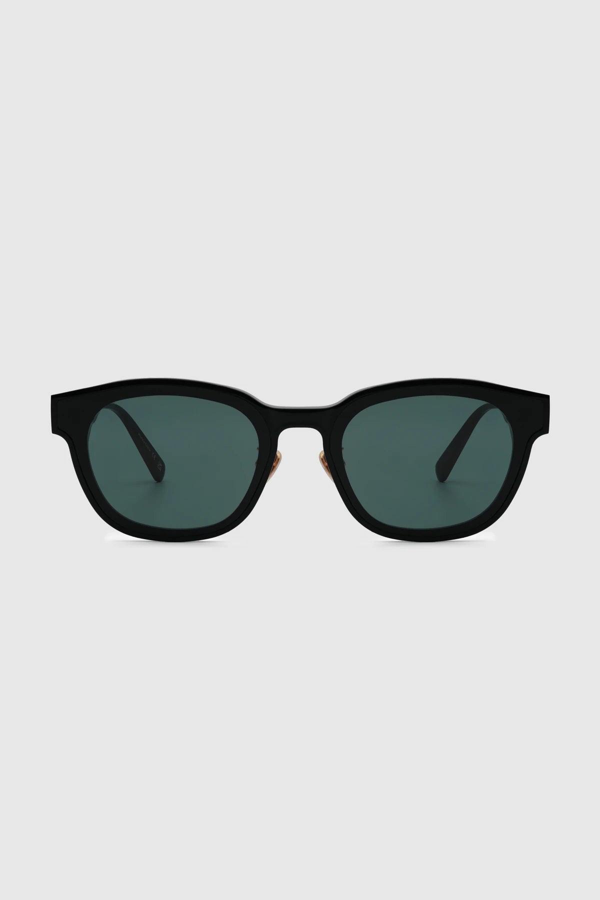 luca sunglasses in green by buttonscarves front view