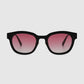 luca sunglasses in pink by buttonscarves front view