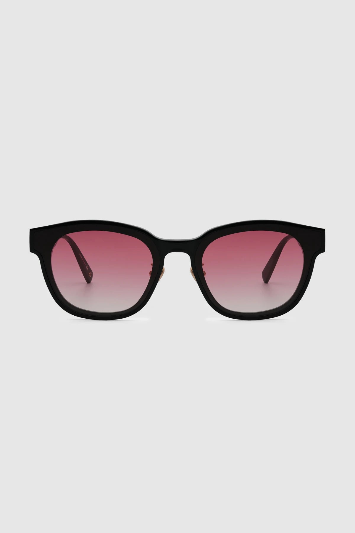 luca sunglasses in pink by buttonscarves front view