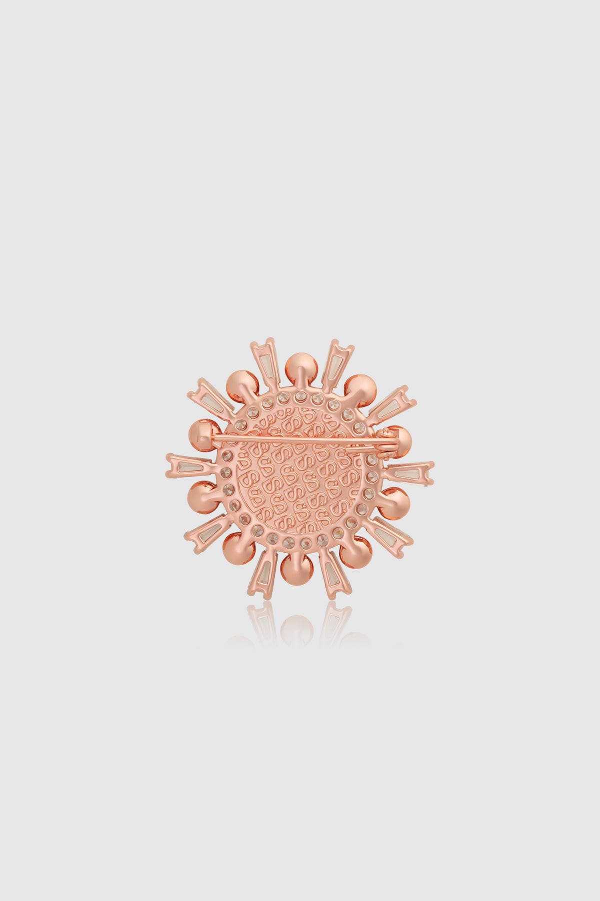 Mirea Petite Brooch - Rose Gold