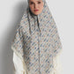 Nagita Tie Back Square - Azure