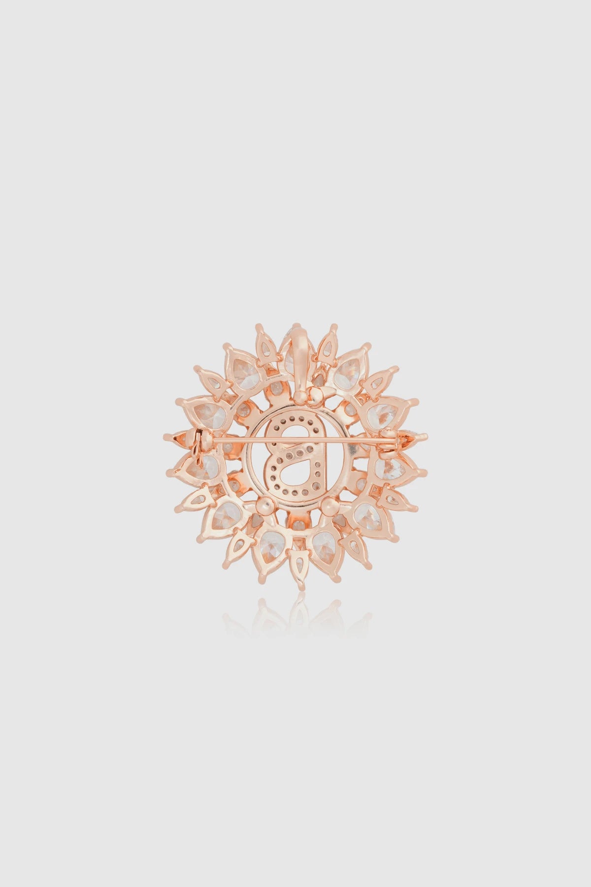 Raina Brooch - Rose Gold