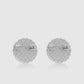 Round Pin Brooch Package 07 - Silver White