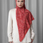 Samla de Fleur Tie Back Square - Brick Red