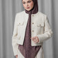 Samla de Fleur Tie Back Square - Plum