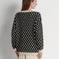 Signature Monogram Cardigan - Caviar
