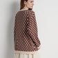 Signature Monogram Cardigan - Choco