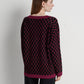 Signature Monogram Cardigan - Magenta