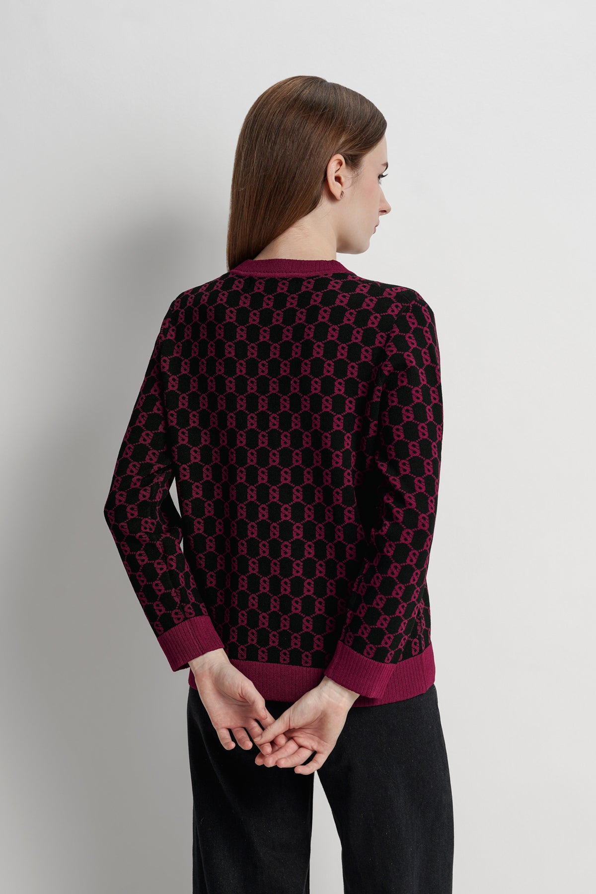 Signature Monogram Sweatshirt - Magenta