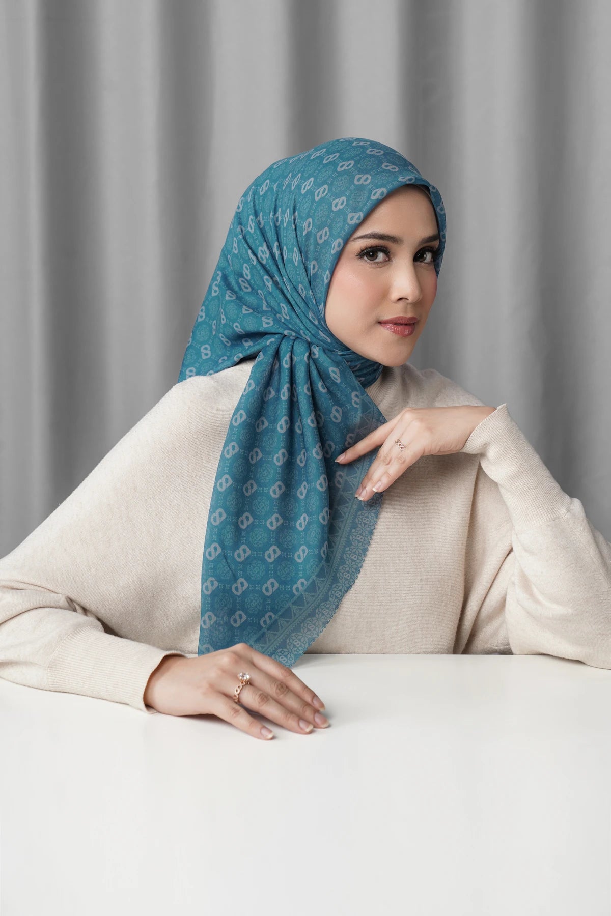 Songket Square - Indigo