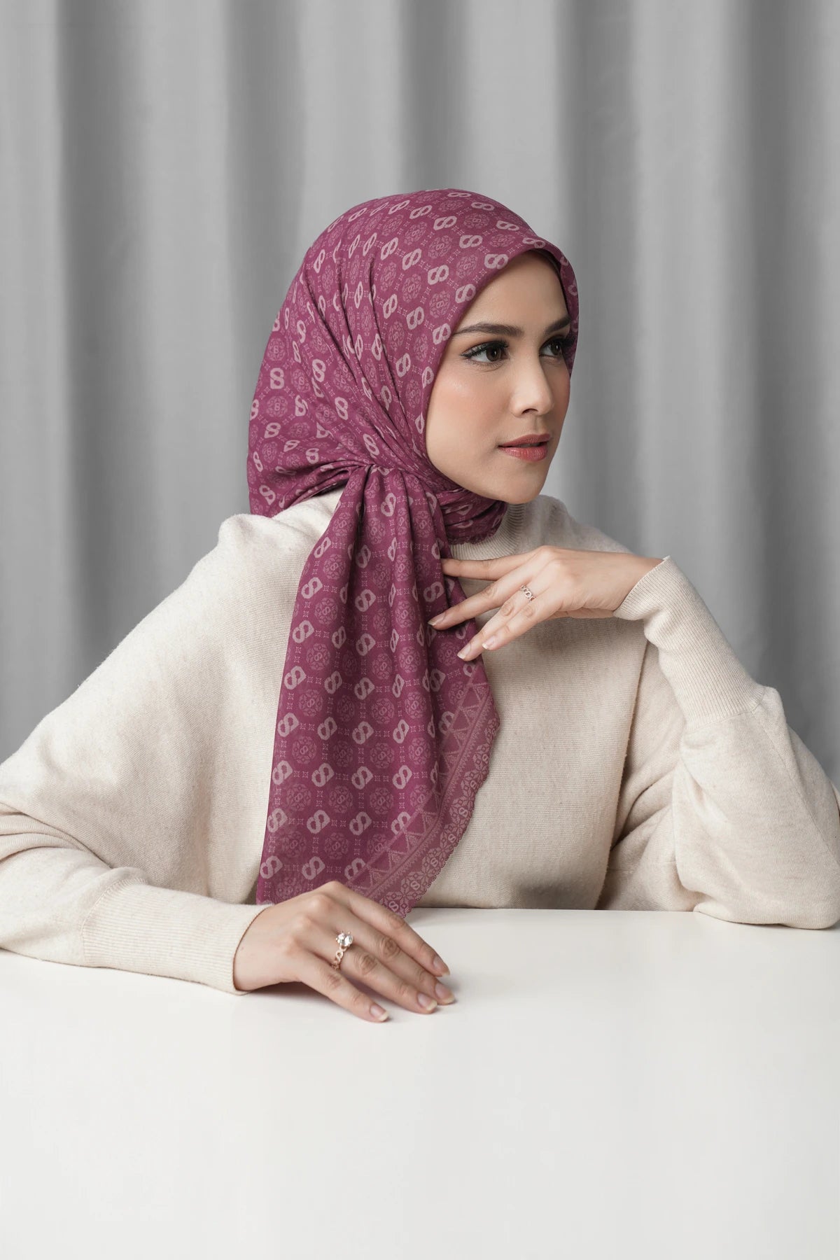 Songket Square - Orchid