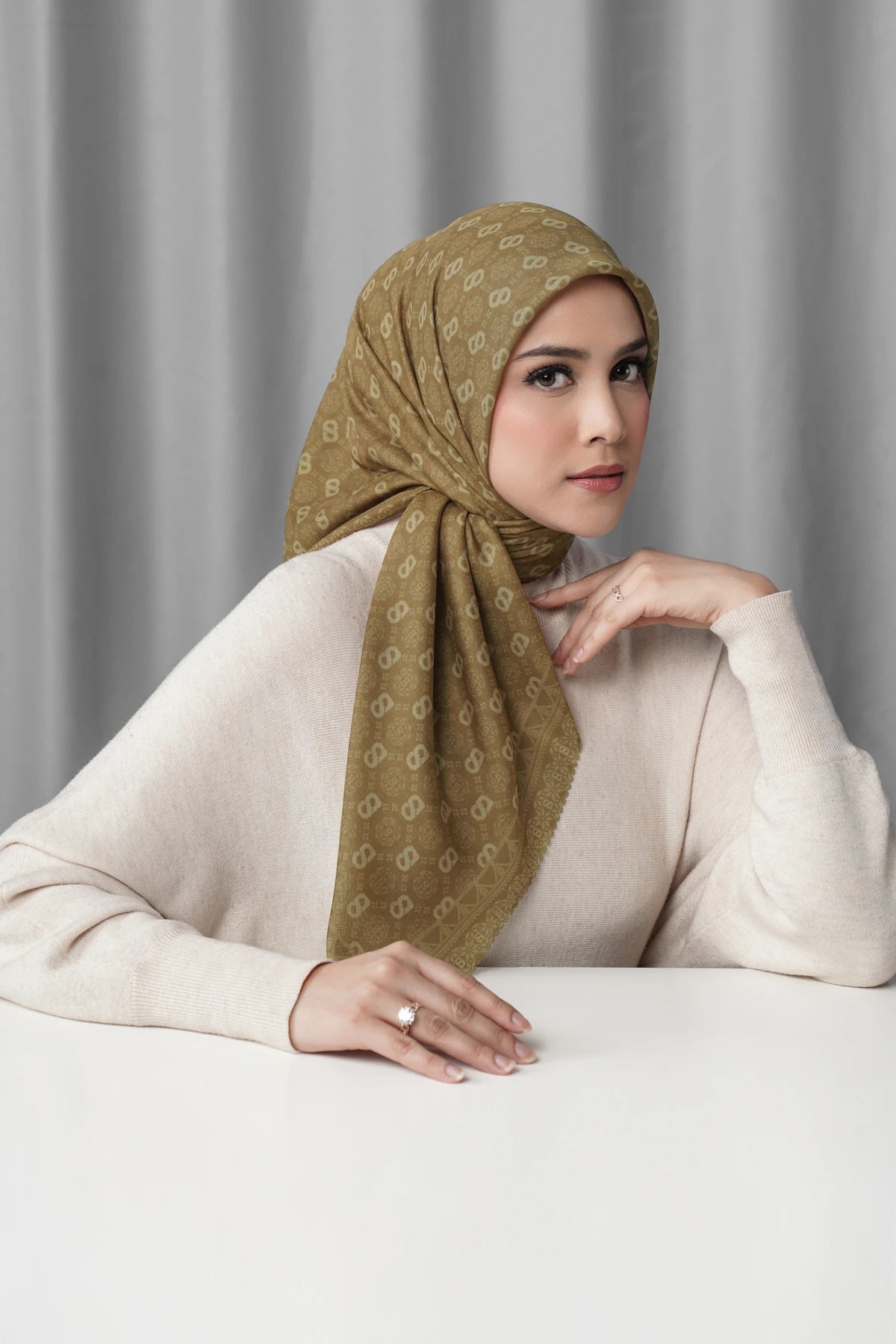 Songket Square - Peanut