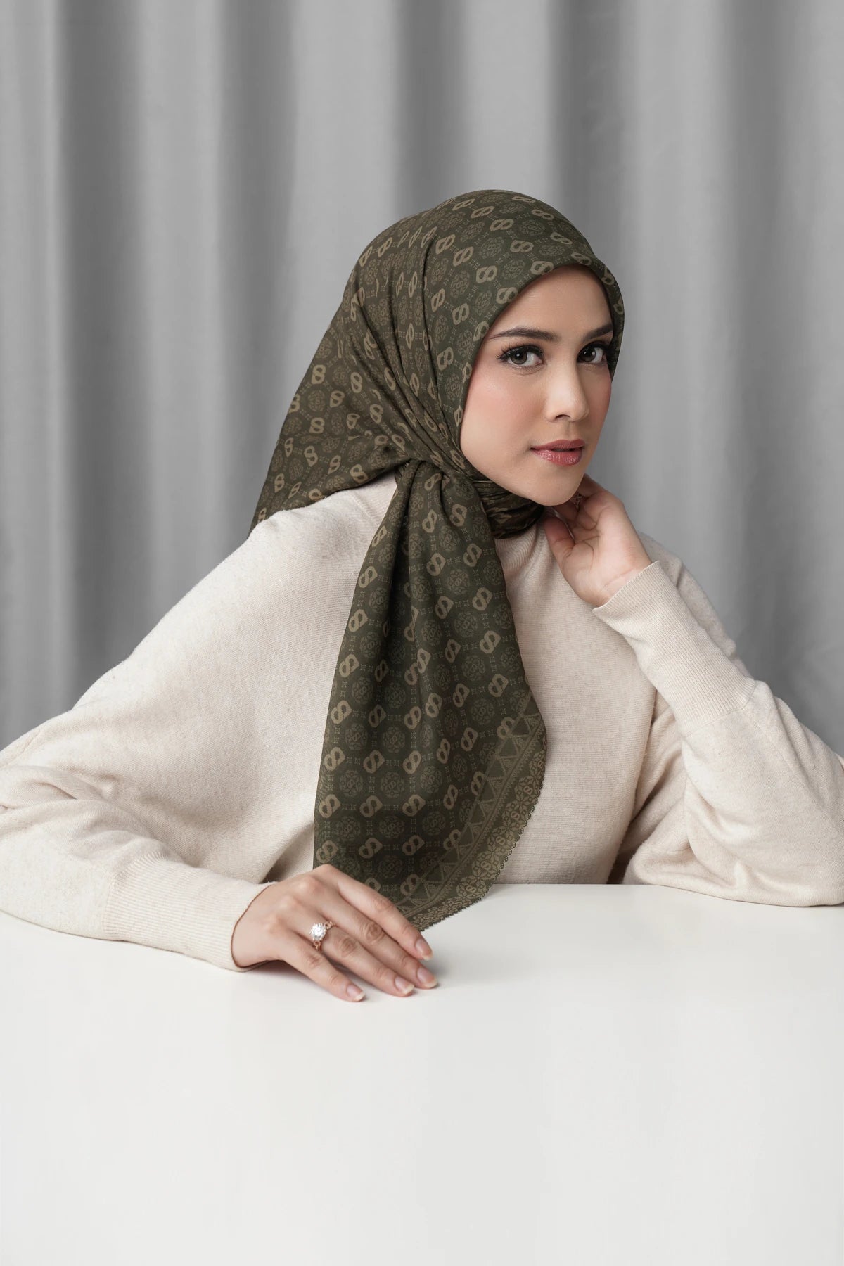 Songket Square - Wood