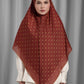 Songket Tie Back Square - Lychee