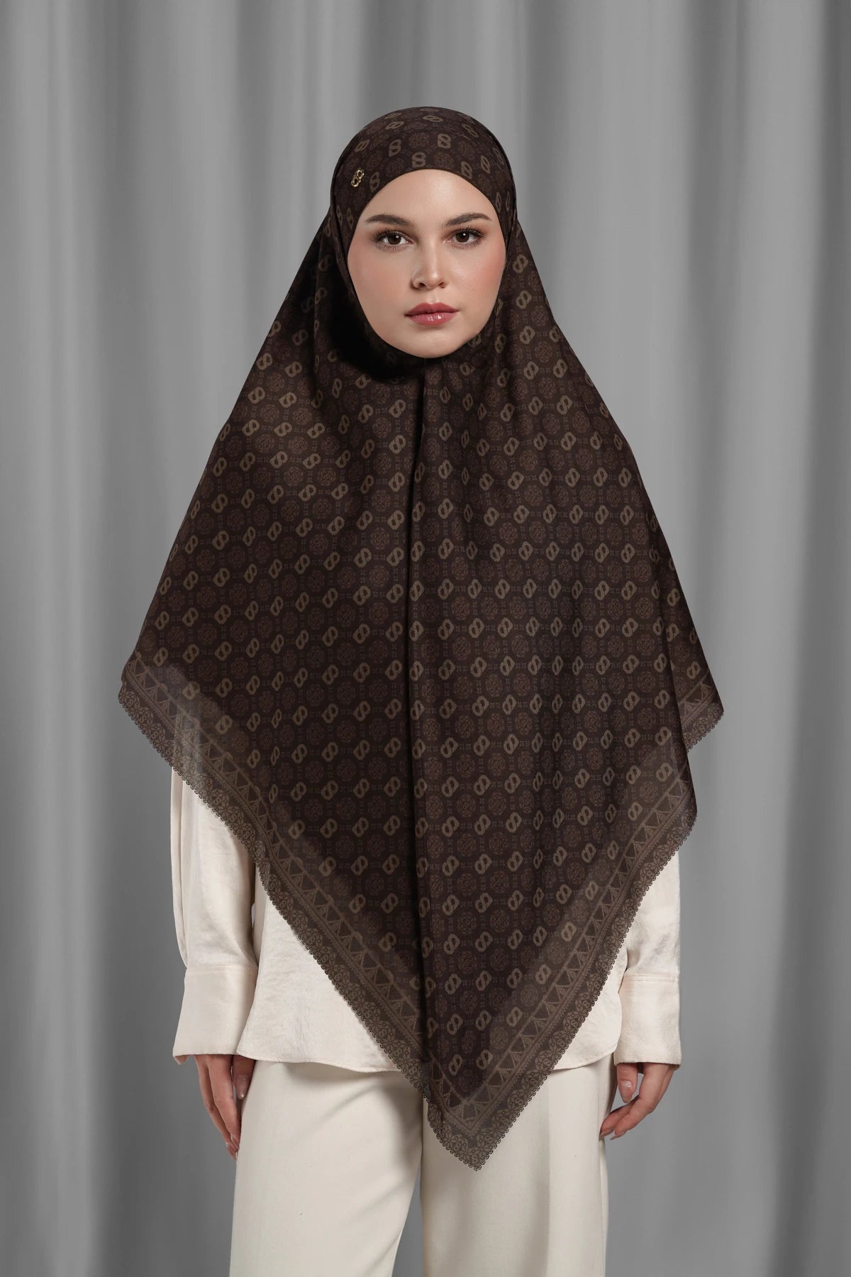 Songket Tie Back Square - Mahogany