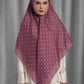 Songket Tie Back Square - Orchid