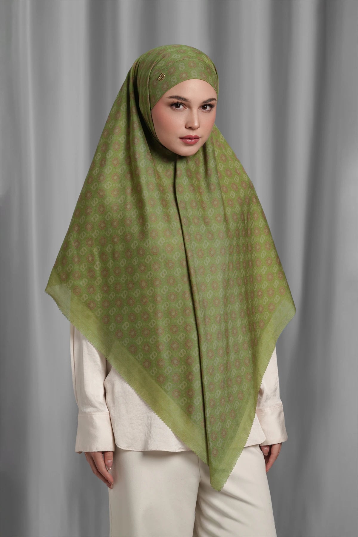 Songket Tie Back Square - Palm