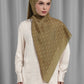 Songket Tie Back Square - Peanut