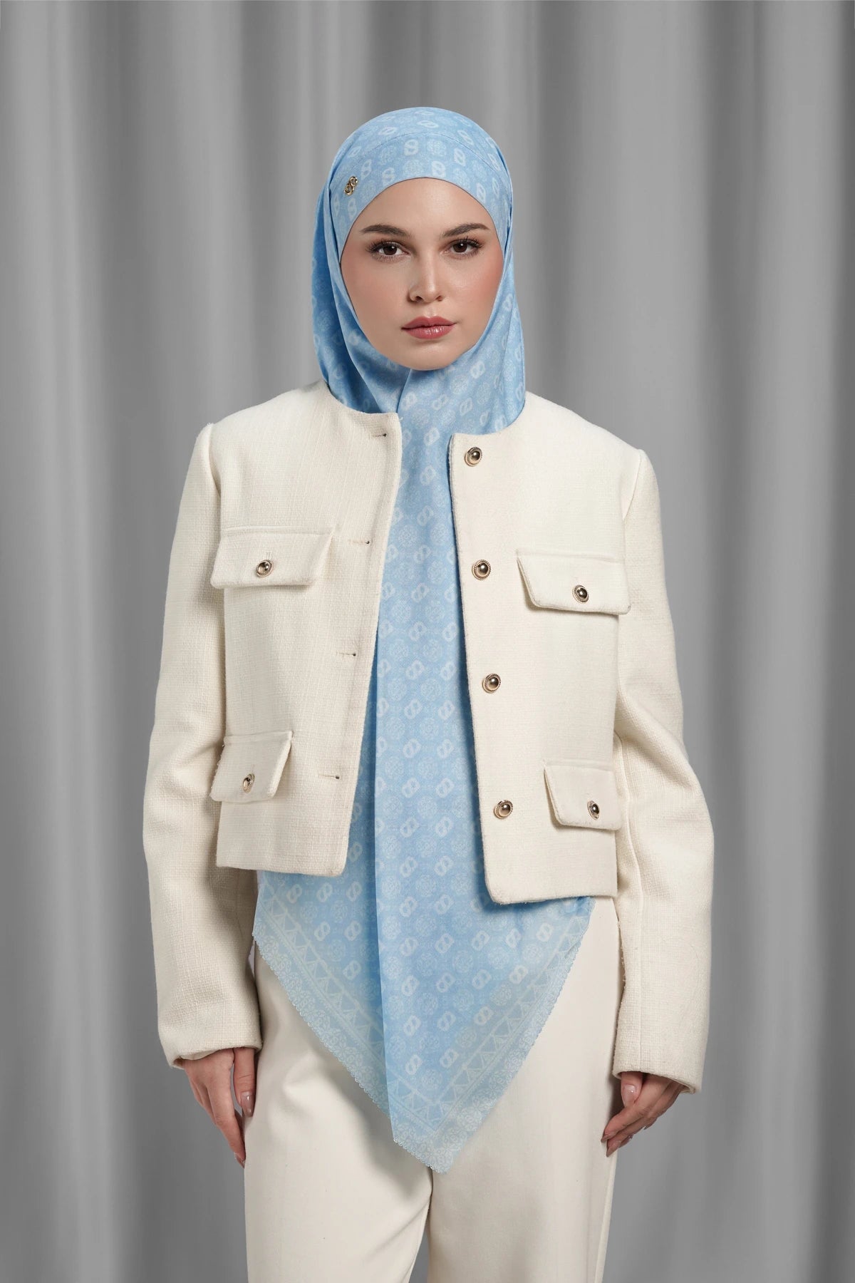 Songket Tie Back Square - River