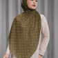 songket tie back shawl in peanut by buttonscarves style look