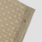 songket tie back shawl in sand by buttonscarves pattern detail