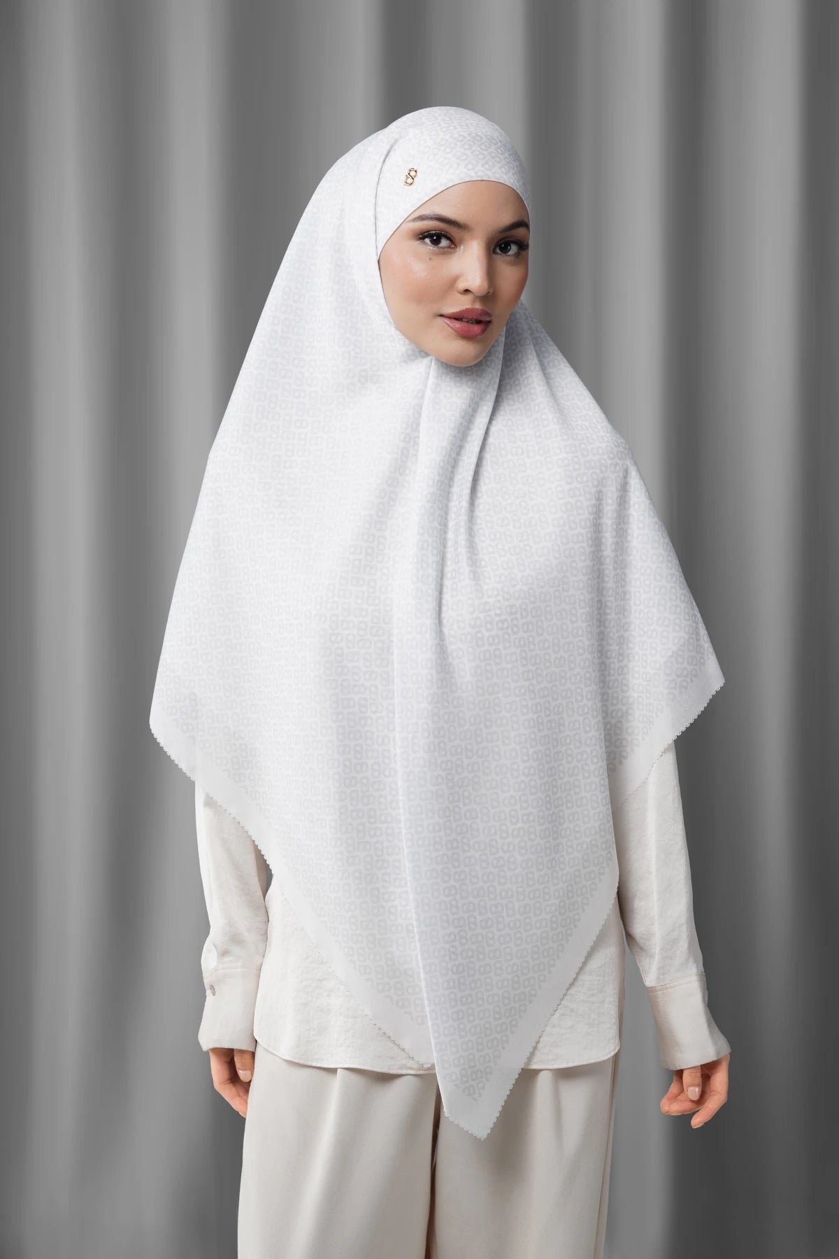 Tapis Tie Back Square - Bright White
