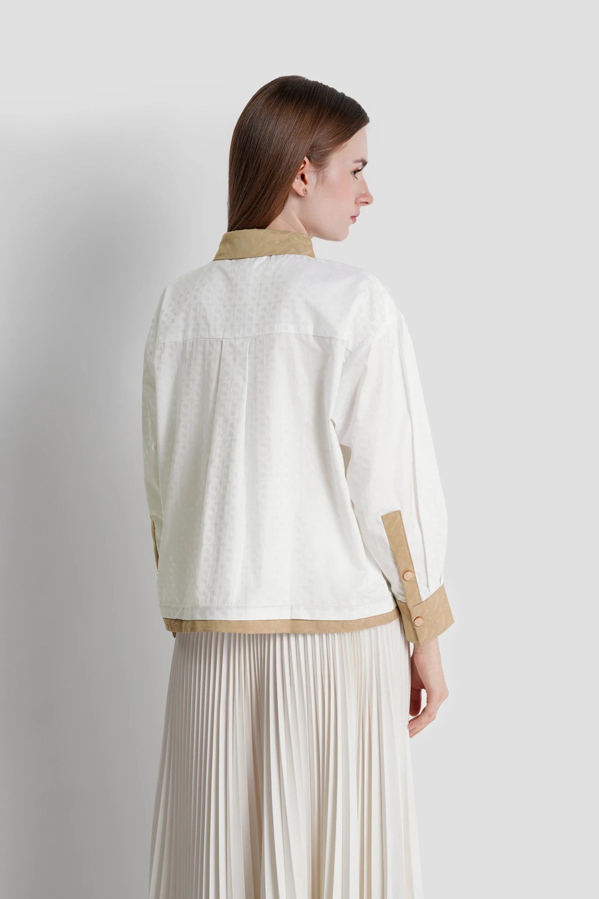 Tiffany Monogram Shirt - White