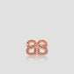 Twin Crystal Petite Brooch - Rose Gold
