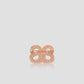 Twin Petite Brooch - Rose Gold